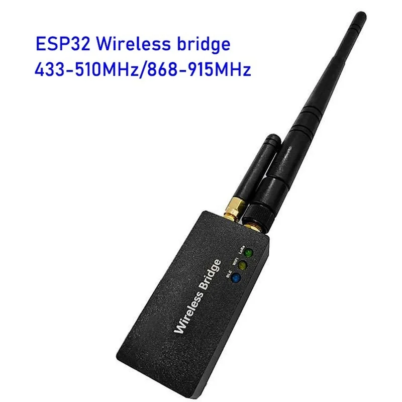 Super Sale 470mhz LoRa Wireless Bridge Converter WiFi/BLE to LoRa Signals with ESP32 SX1276 8M for Arduino LoRaWAN IoT Applicati