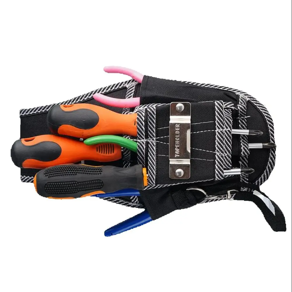 Marsupio per riparazione tela Kit di attrezzi per la conservazione dei lavoratori idroelettrici Borsa portaoggetti multifunzionale per attrezzi hardware portatile
