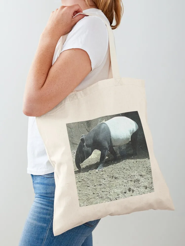 

Tapir and sand Tote Bag Beach bag personalized tote bag luxury women Women's bags