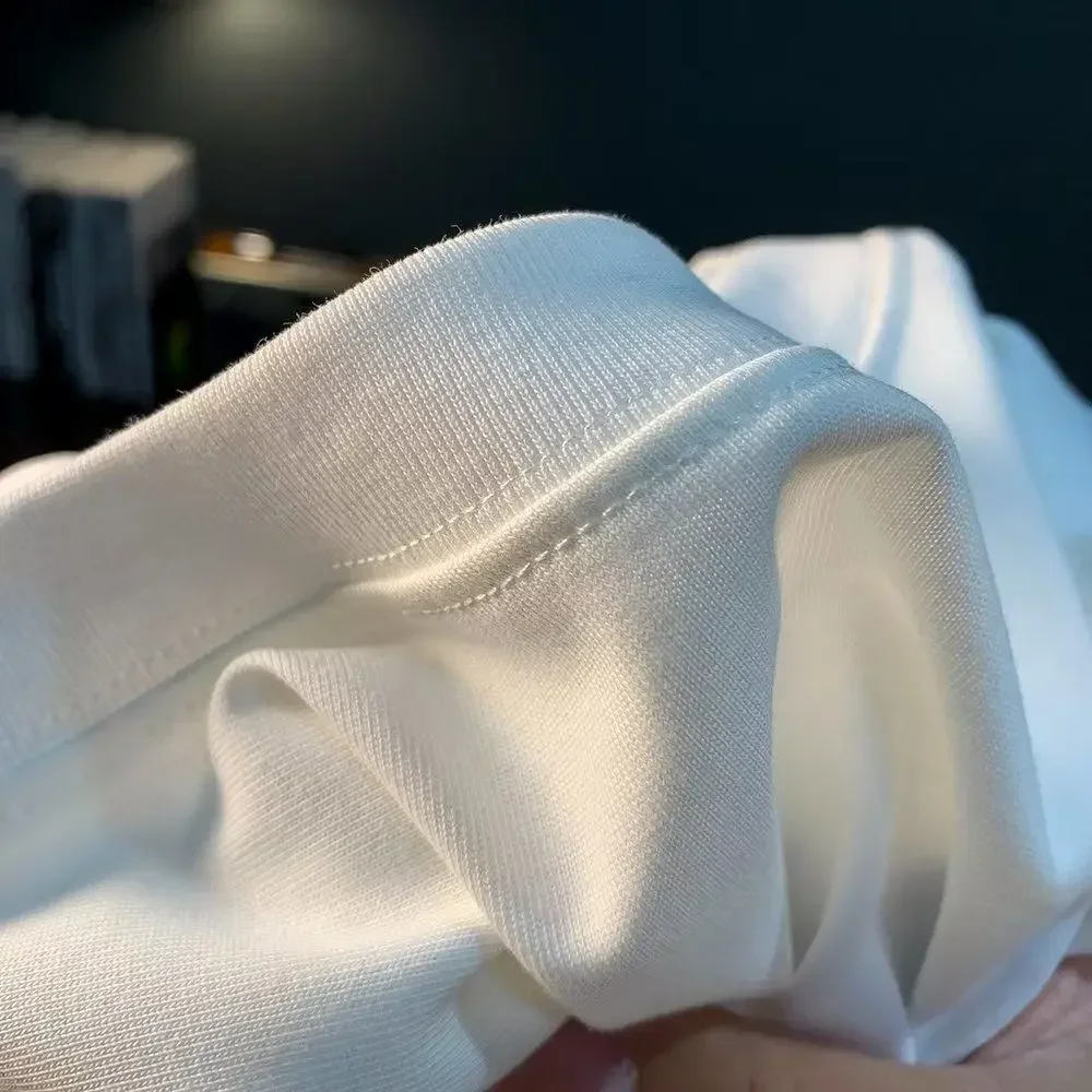 الثقيلة 280 جرام القطن تي شيرت رجالي قصيرة الأكمام الصيف الأمريكية العصرية العلامة التجارية الصيف جديد شارع العليا Harajuku الملابس موتو Gp