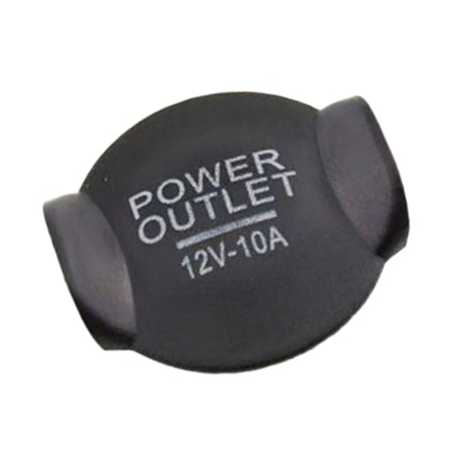 For Car Interior Decoration Dummy Power Outlet Cover High Strength Abs Material Easy Installation Design Black