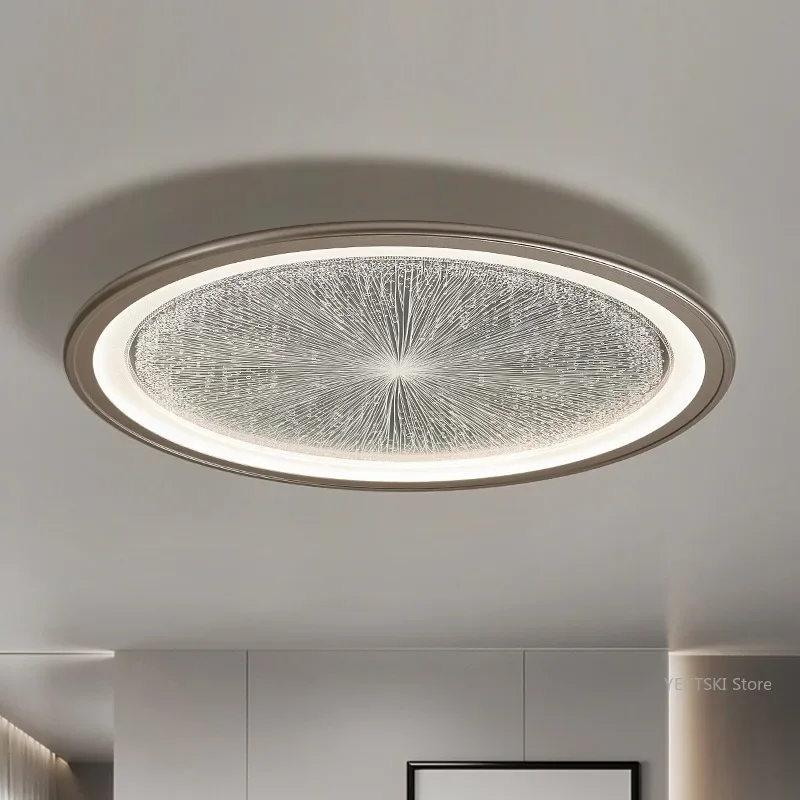 GHJUYIOL Bedroom ceiling light, modern simplicity, light luxury, high-end feel, circular ultra-thin room light