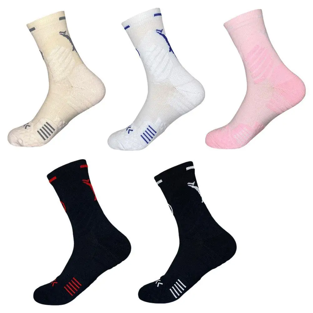 

1 PAIR Player Version Basketball Socks Training Non-slip Wear-resistant Elite Socks Shock Absorption Running Sports Socks Comfy