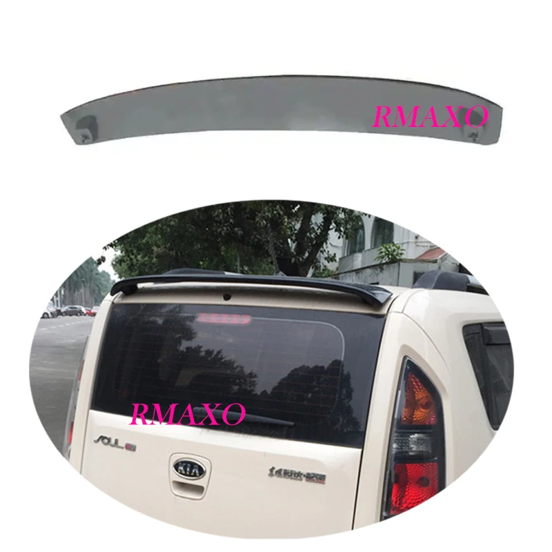 For KIA Soul Spoiler 2010-2013 KIA Soul High Quality  ABS Material Car Rear Wing Primer Color Rear Spoiler