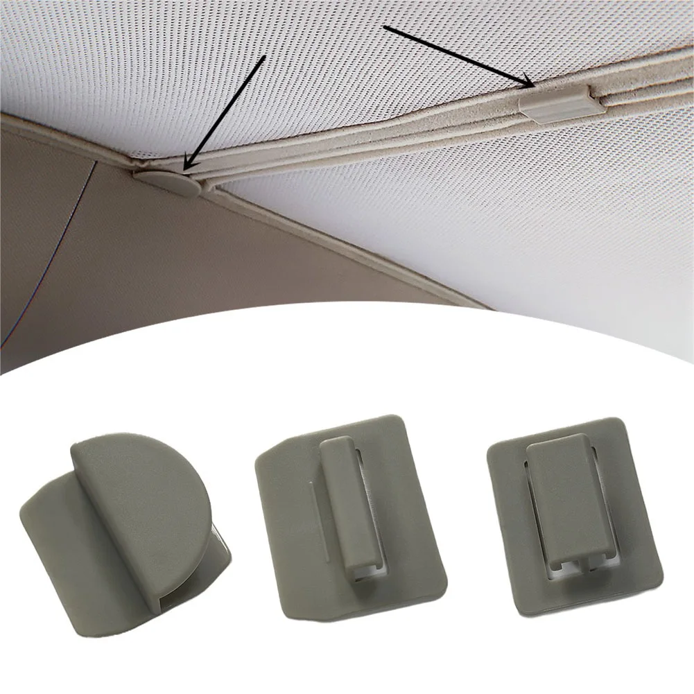 

For Tesla Car Roof Sunshade Clips Skylight Split Shade Windows Sunshades Sun Block Clips ABS Shade Net Curtain Buckle