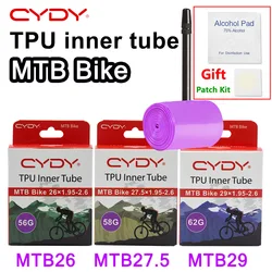 CYDY TPU MTB 자전거 내부 튜브 카메라, 산악자전거 타이어 pneu 29er, 29 26 27.5, 29x1.95 2.0 2.1 2.2 2.3 2.4 2.5, 2.6 인치