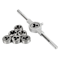 8Pcs Metric Die Set M3/M4/M5/M6/M8/M10/M12 Tool Set Combination For Thread Repair Tapping