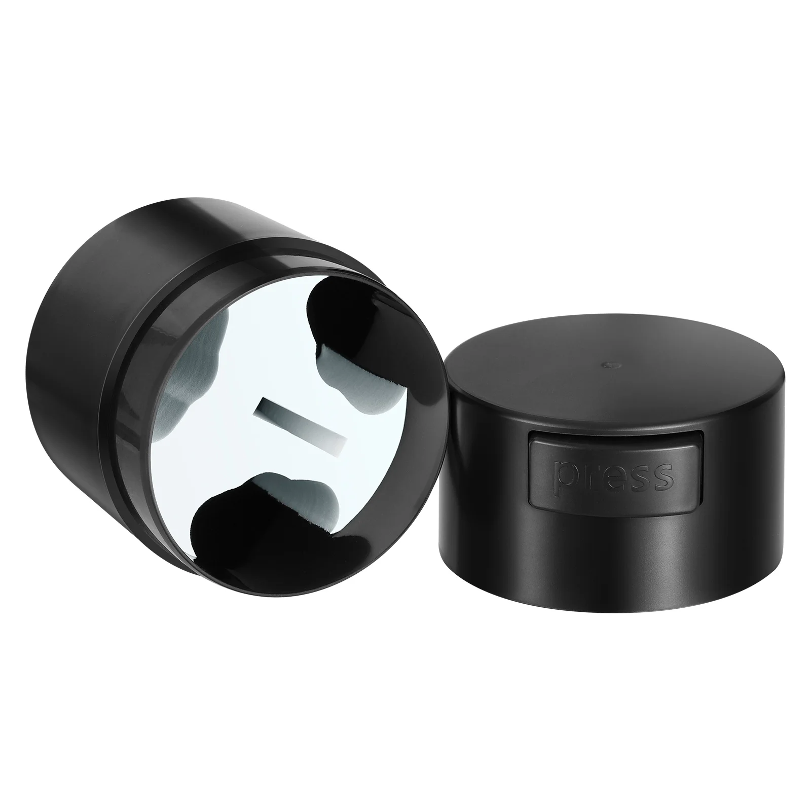 Lijm Opbergdoos Draagbare Verzegelde Container Voor Wimperverlenging Gereedschap Lekvrije Cilinder Enten Tank Wimper Opslag