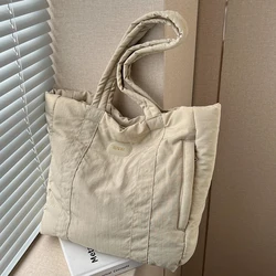 Women Tote Handbag Designer Brand Soft Shoulder Hobo Bag Solid Color Padded Shopper Bag Large Totes Female Cluch Bucket Bag 2023