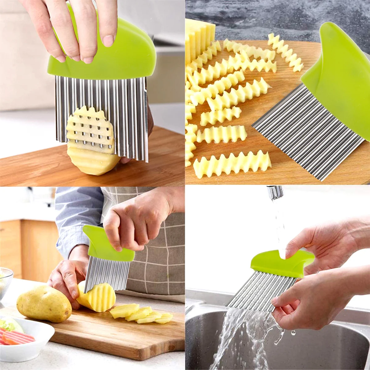 New Kids Cooking Cutter Set Kids Knife Toddler Wooden Cutter Cooking Plastic Fruit Knives to Cut Fruits Peeler Kitchen Supplies