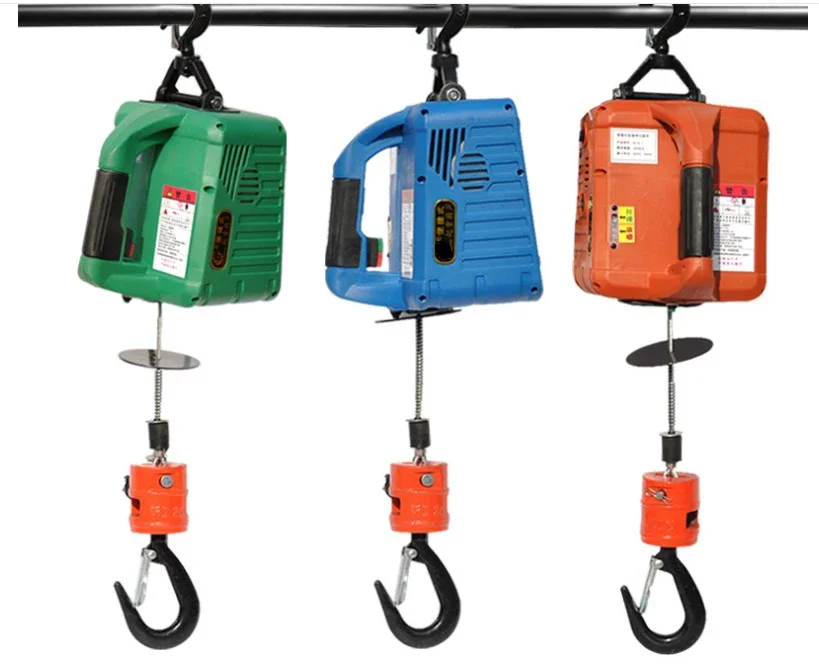 

Hot Selling Lifting Tool Portable Electric Hoist Winch Crane 500kg 300kg 200kg 1500W Wireless Remote Control 3 In1 10 Motor JNDO