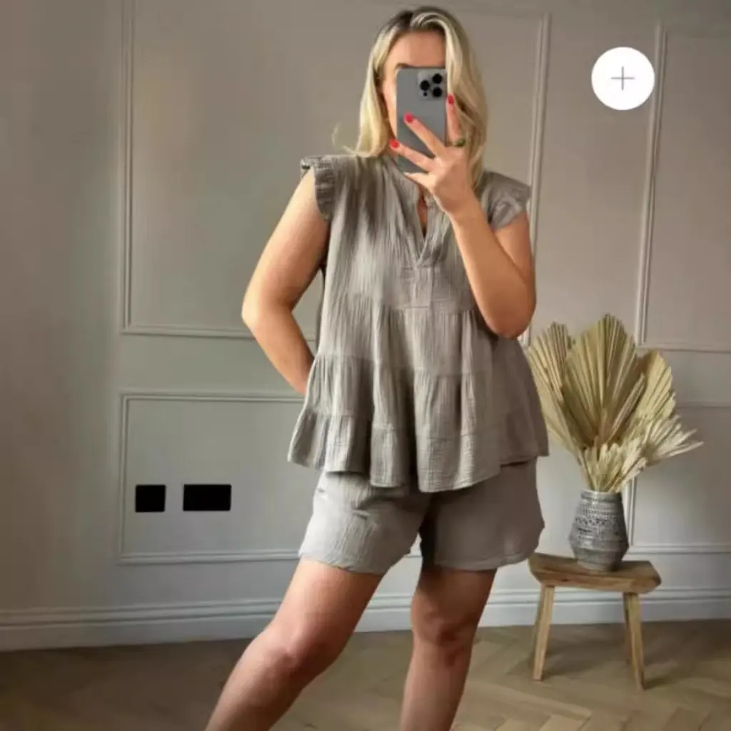 

Женские повседневные хлопковые шорты, комплект удобной одежды в европейском и американском стиле