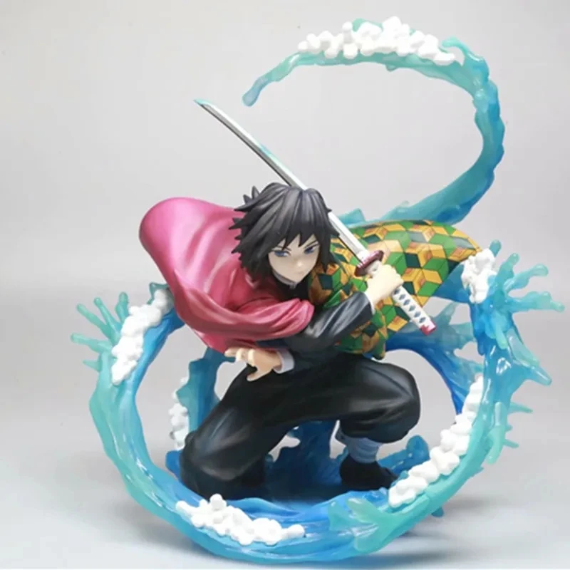 Anime Figure Demon Slayer 17CM Tomioka Giyuu Water Breathing Action Figures PVC Model Toys Kimetsu No Yaiba Gift For Kids