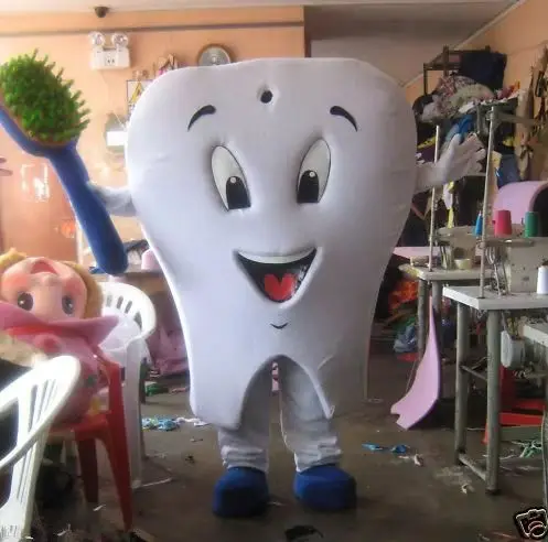 

2026 New Version the tooth dentist Mascot Costume Adult Birthday Party Fancy Dress Halloween Cosplay Outfits Clothing Xmas