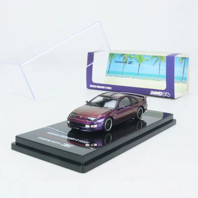 INNO 1:64 Model Car Fairlady Z32 Alloy Die-Cast Vehicle Collection -Midnight Purple