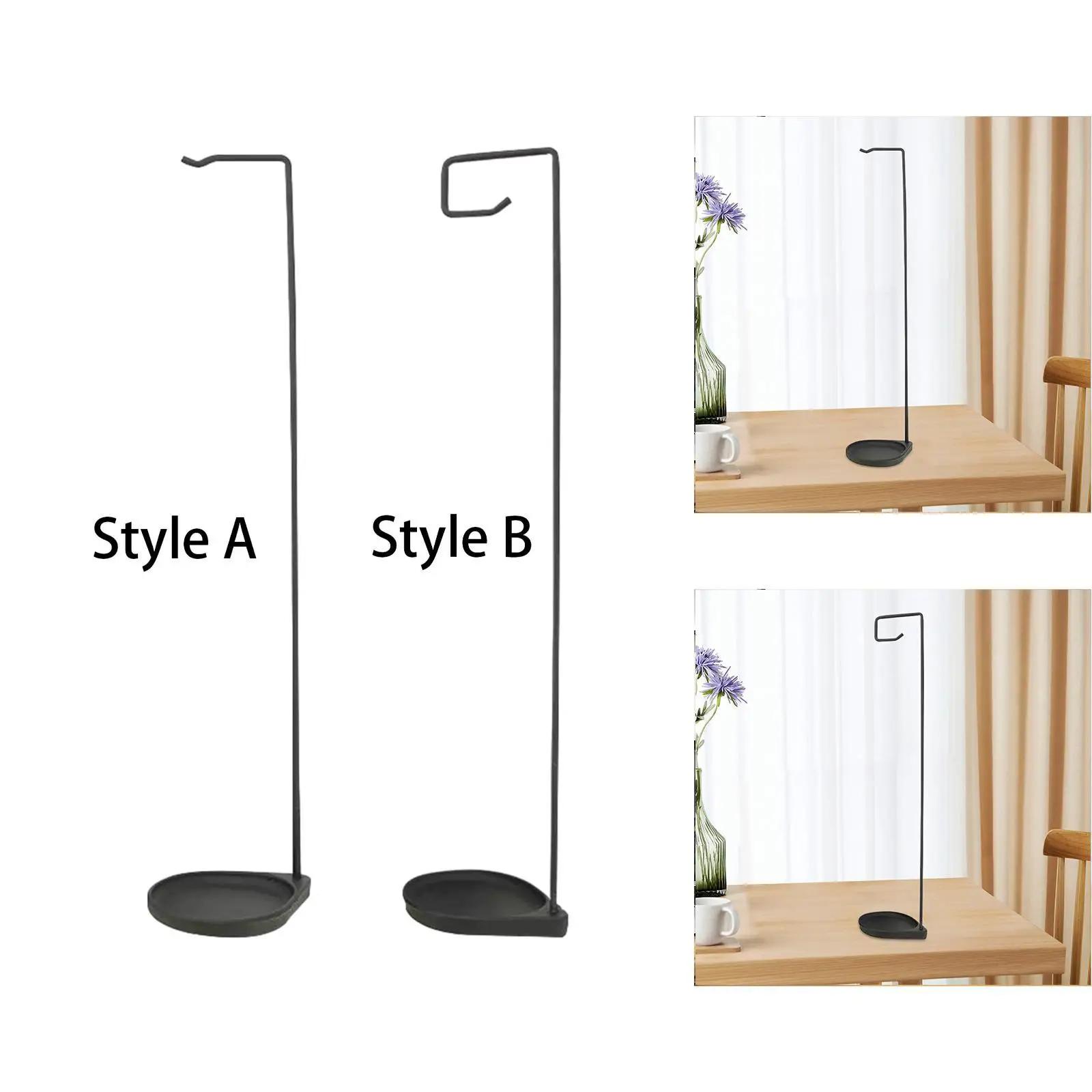 

Wind Chime Organizer Display Wind Chime Bracket Metal Rack for Jewelry Bag