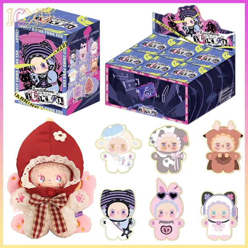

Lovely Emma Punk Era Series Blind Box Vinyl Cute Emma Mystery Box Plush Bag Charm Surprise Toy Pendent Doll Action Figure Gifts