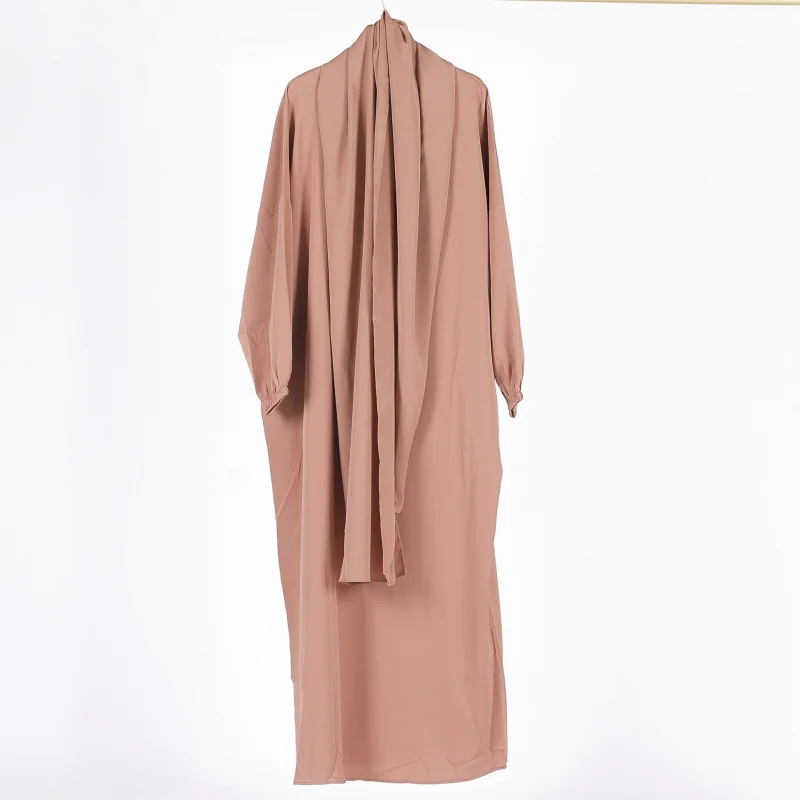 Robe de Grande Taille pour Femme, Vêtement Terrestre, Frontalier, Malaisien, Dubaï, avec Écharpe de Sauna, Fy124713