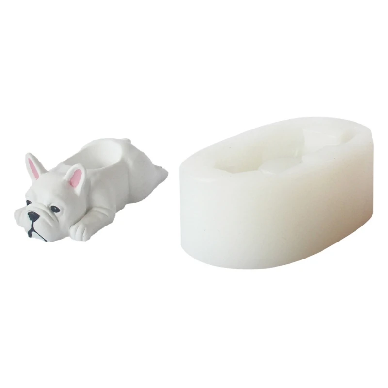 

Dog Flower Pots Silicones Moulds Animal Holder Resins Molds Succulents Planter Clay Molds Home New Dropship