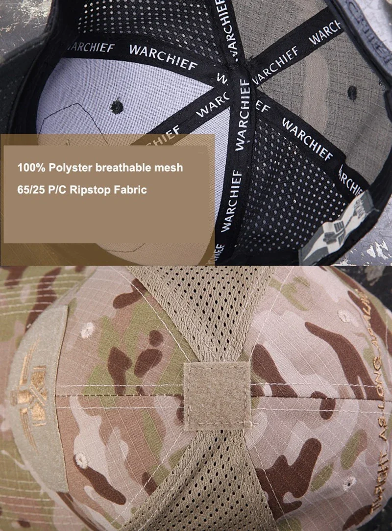 Multicam Arid Tactical Baseball MCA  Mesh 65/35 Ripstop Material Baseball Hat Outdoor Camo Sport Cap MCBK MTP Hunting Cap