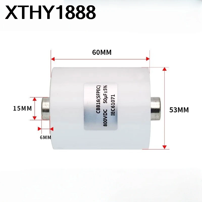 1PCS DC filter CLB 800V 50UF bus support film capacitor
