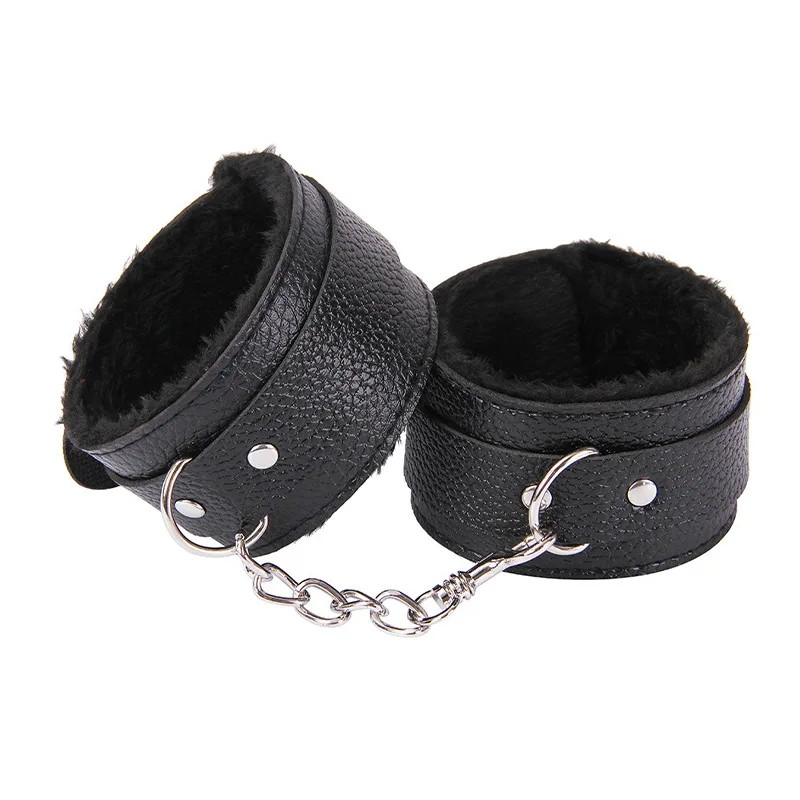 SM Handcuffs Sex Ankle Cuff BDSM Bondage Restraints Soft Plush Handcuff Adult Game 18+ Erotic Couple Sextoy Sex Supplies Shop view 6