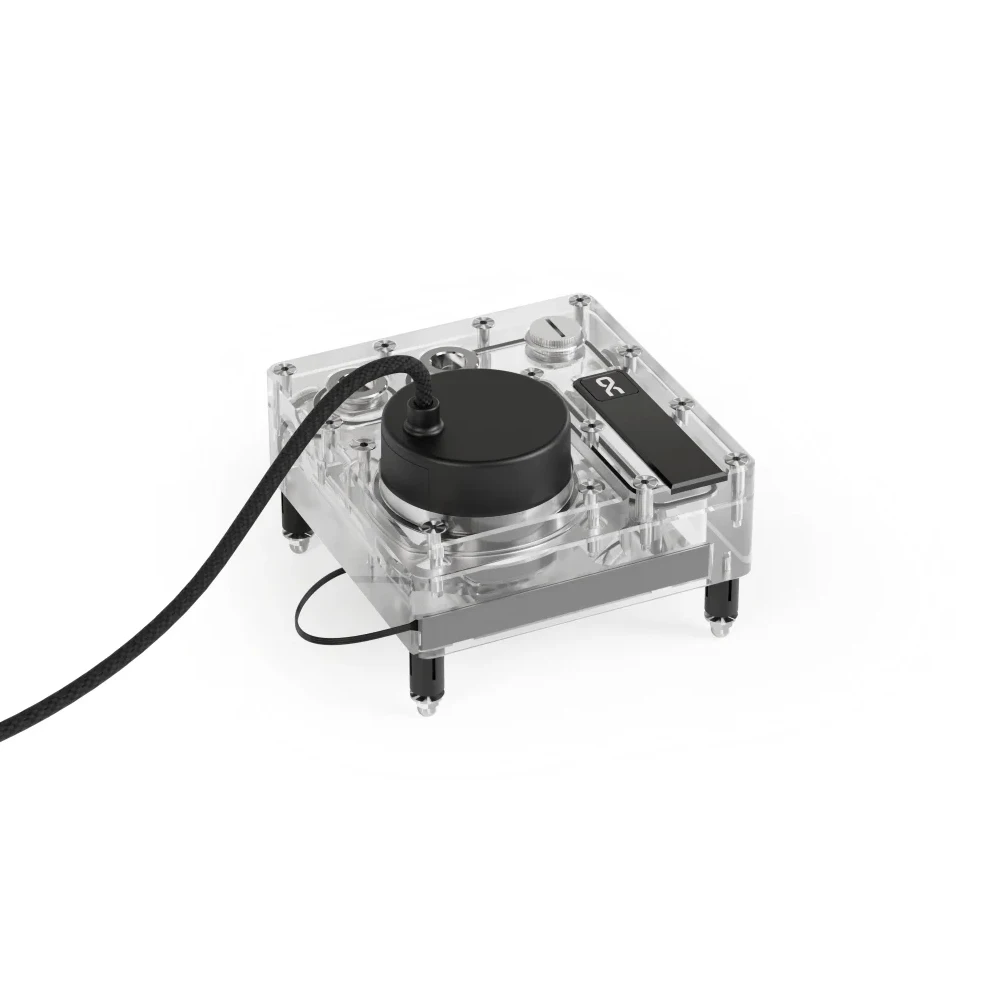 Alphacool Core 120 mm reservoirondersteuning VPP D5-pomp met aRGB-verlichting Kleine watertank, acrylglas voor aangepaste waterlussen