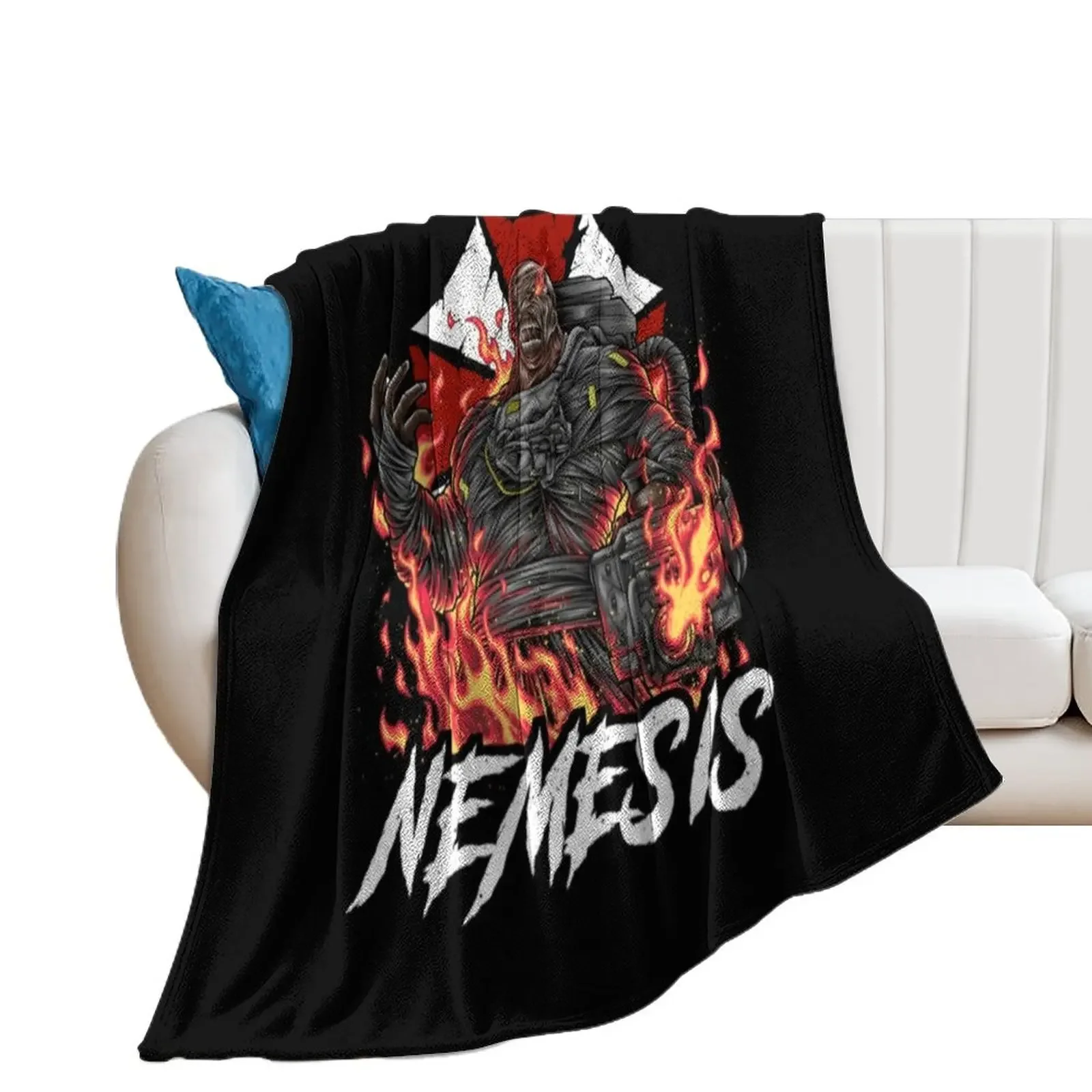 

Nemesis Throw Blanket Hair Luxury Designer Blankets