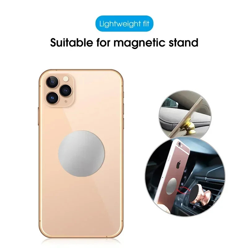 

Ultra-thin Magnetic Sheet Mobile Car Phone Holder for IPhone 14 13 Xiaomi Huawei Disk Sticker Mount Tablet Desk Magnet Stand