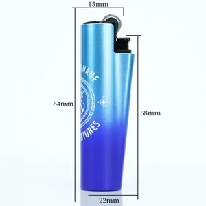 ماكينة قص قابلة للنفخ محمولة للرجال ، ملاحة متدرجة ، عجلة طحن معدنية ، لهب مفتوح ، نمط مرح ، هدية صغيرة أفضل 12 ماكينة قص أخف مبيعات - رقم 9