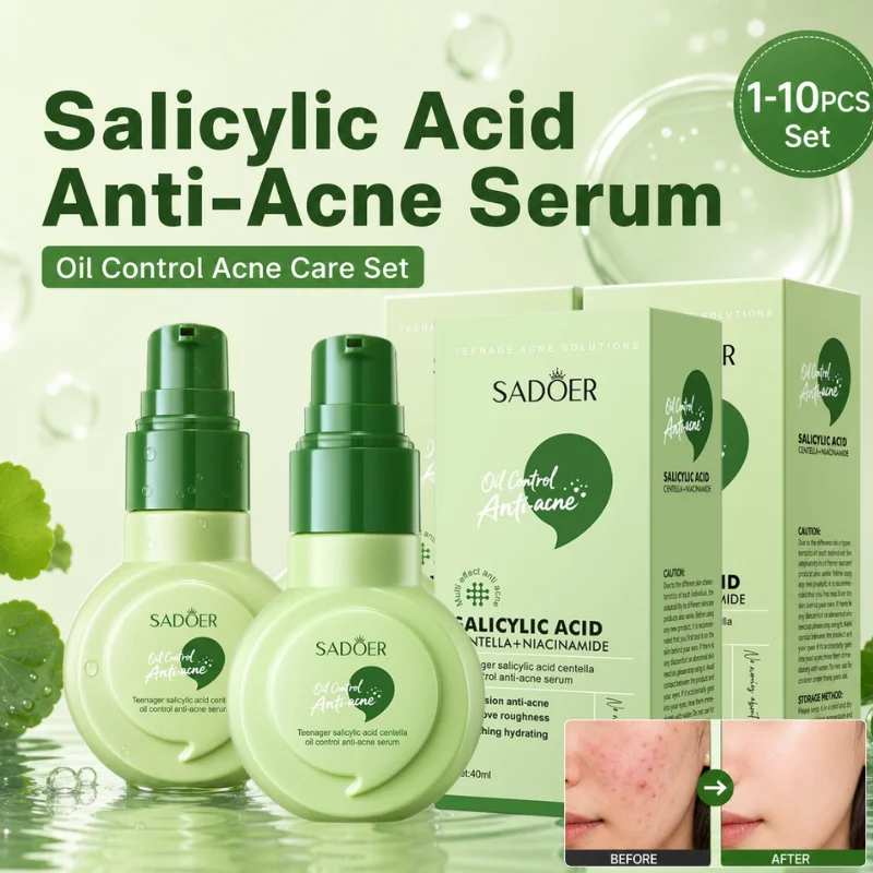 Niacinamide Pore Shrinking Essence - Salicylzuur Anti-Acne Serum Centella Niacinamide Olie