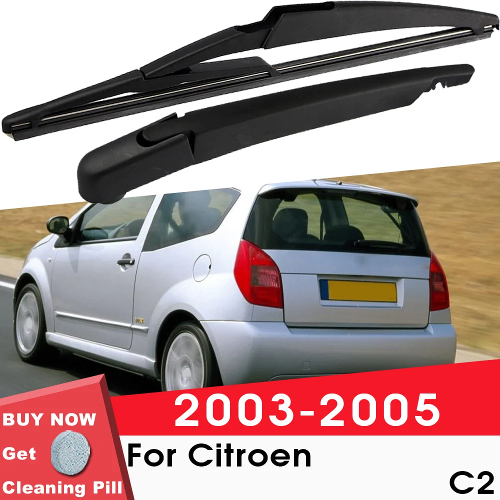 BEMOST Car Rear Windshield Wiper Arm Blades Brushes For Citroen C2 2003-2005 Back Windscreen Auto Styling Accessories