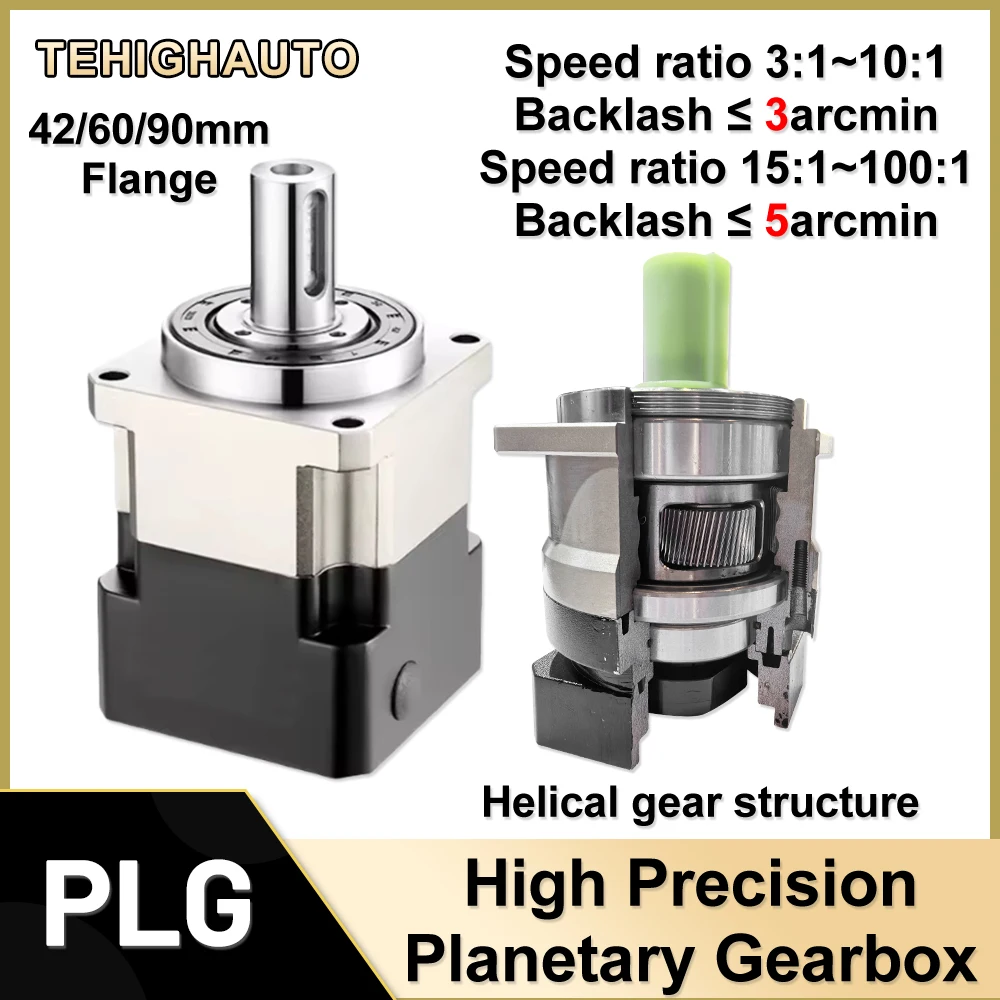 

High Precision Planetary Gearbox 3Arcmin 50W-1KW Servo Nema17/23/34 Stepper Motor Best Planetary Reducer for Industrial Robotics