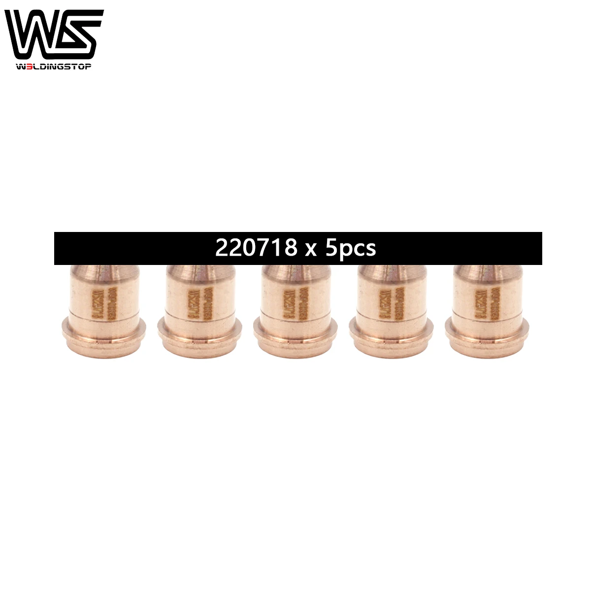 220718 SS plasma cutter torch nozzle tips for Stainless Steel cutting Pkg-5