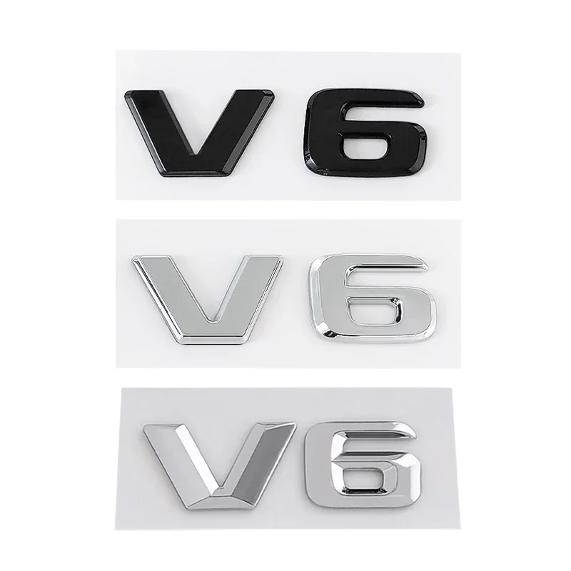 ABS Auto Kotflügel Seite Neue Alte Buchstaben Aufkleber Stamm Abzeichen für Mercedes Benz V6 Emblem W210 W211 W212 W213 GLA GLK ML GL GLC GLE