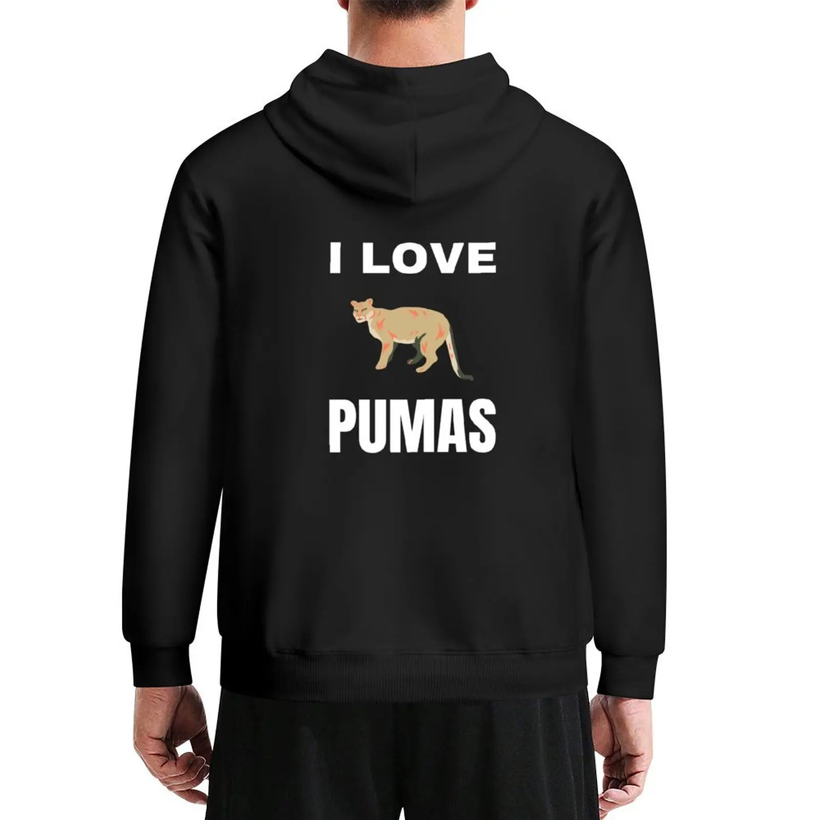 

I love Pumas Hoodie korean style clothes autumn men's autumn clothes fashion men anime hoodie