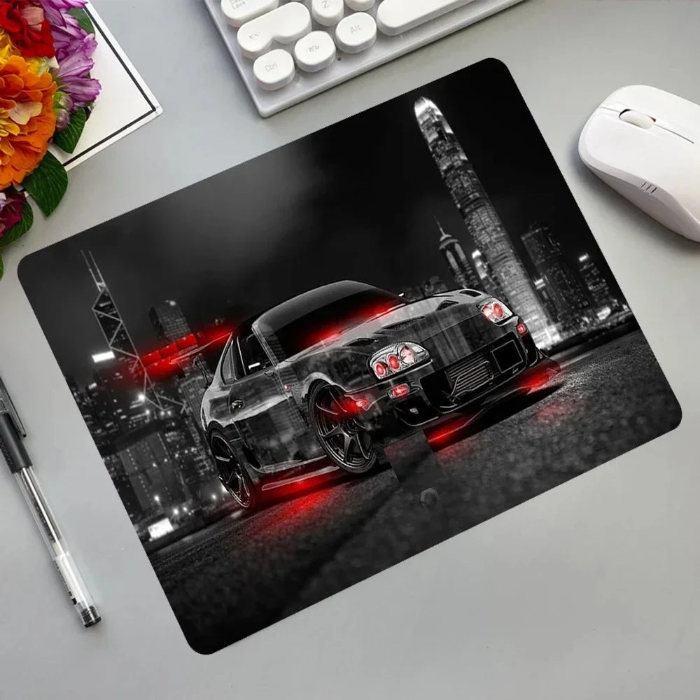 Cool Sports Car Mousepad Black Rubber Non-Slip Durable Washable PC Accessories for Gamers Office Desk Mats Ultra Clear Printing