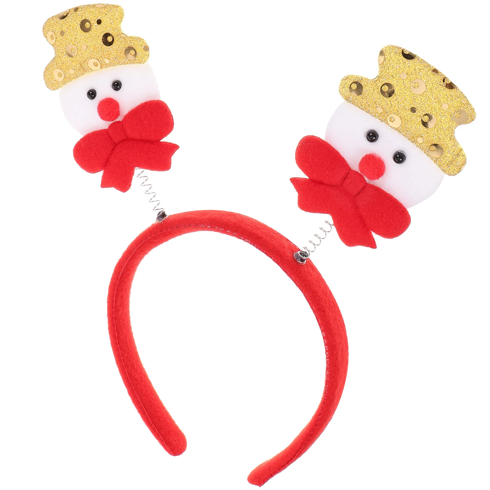 

Christmas Headband Xmas Snowman Headdress For Festival Party Hair Decor Holiday Gathering Photography Prop
