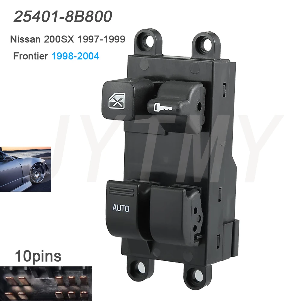 

Front Left Electric Window Switch Lifter Control Button for Nissan 200SX 1997-1999 and Frontier 1998-2004 Car Accessories