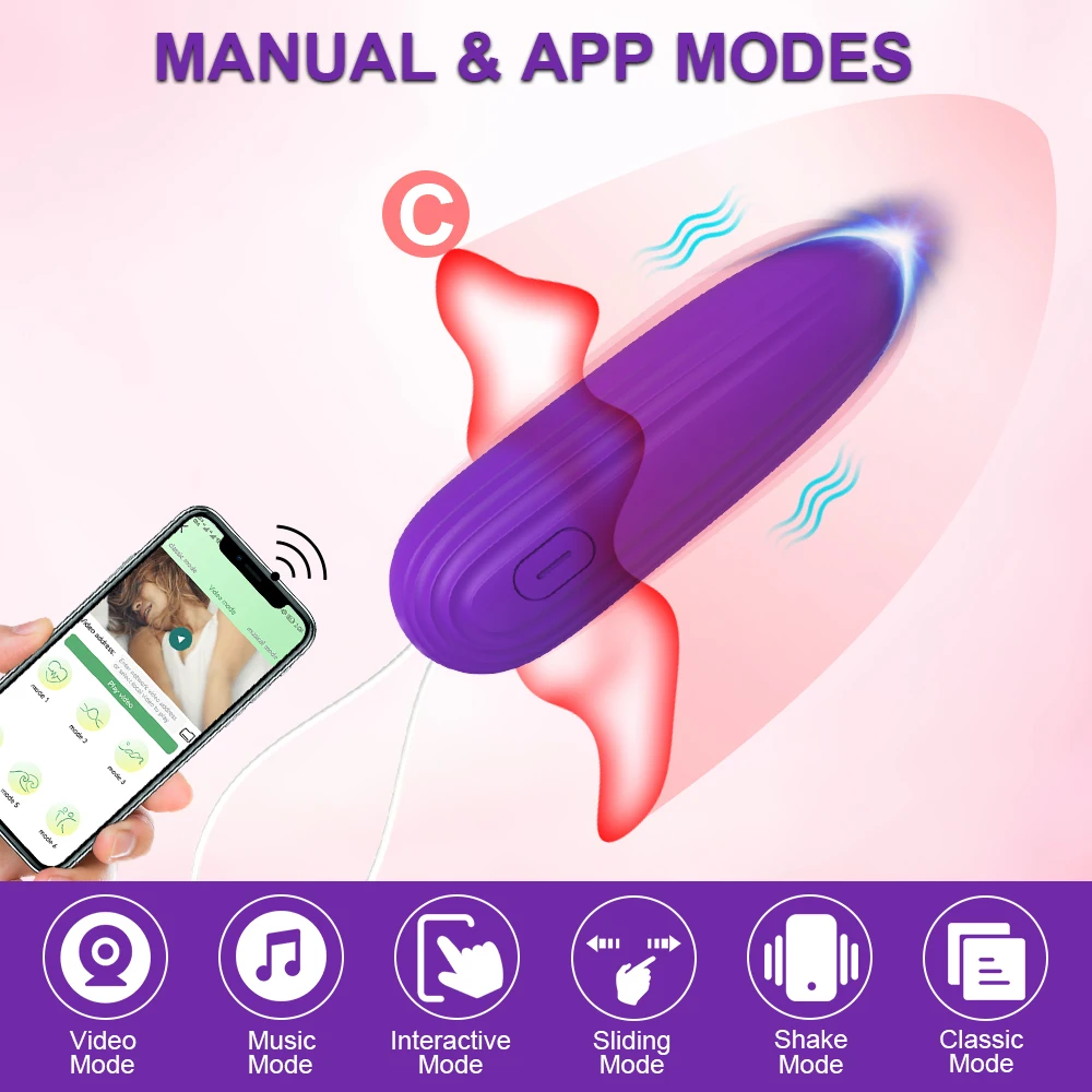 Mini Bluetooth App Bullet Vibrator for Women Clit Stimulator Wireless Remote Pantie Vibrating Love Egg Female Sex Toy for Adults