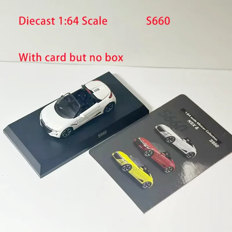 KYOSHO Diecast 1:64 Scale S660 Alloy Simulation Car Model Adult Boy Hobby Collection Gift Display Ornament
