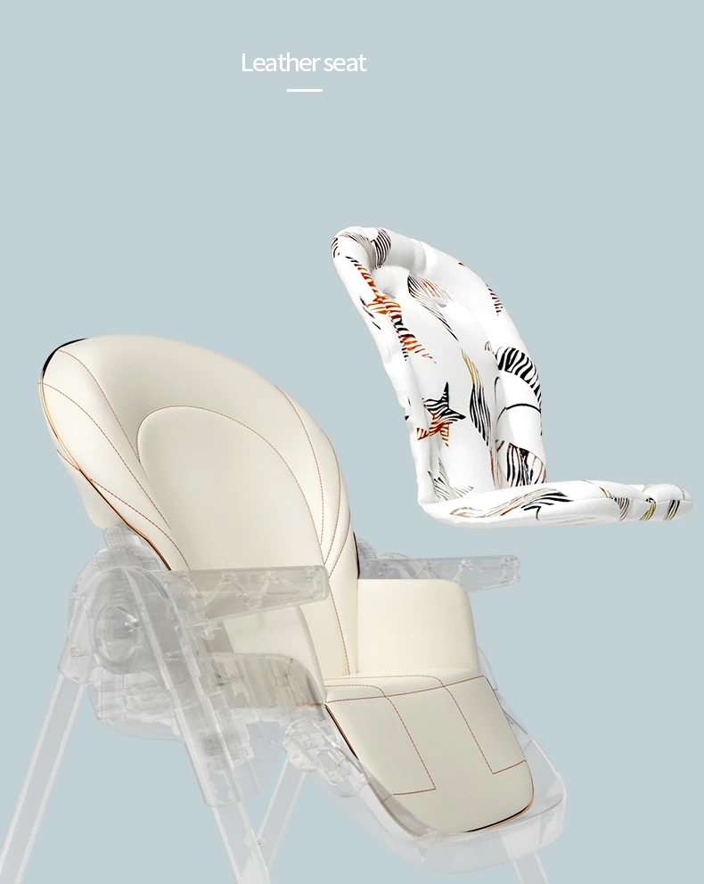 Baby chair Baby feeding chair Baby dining table chair High chair for feeding children\'s folding dining chair with wheel