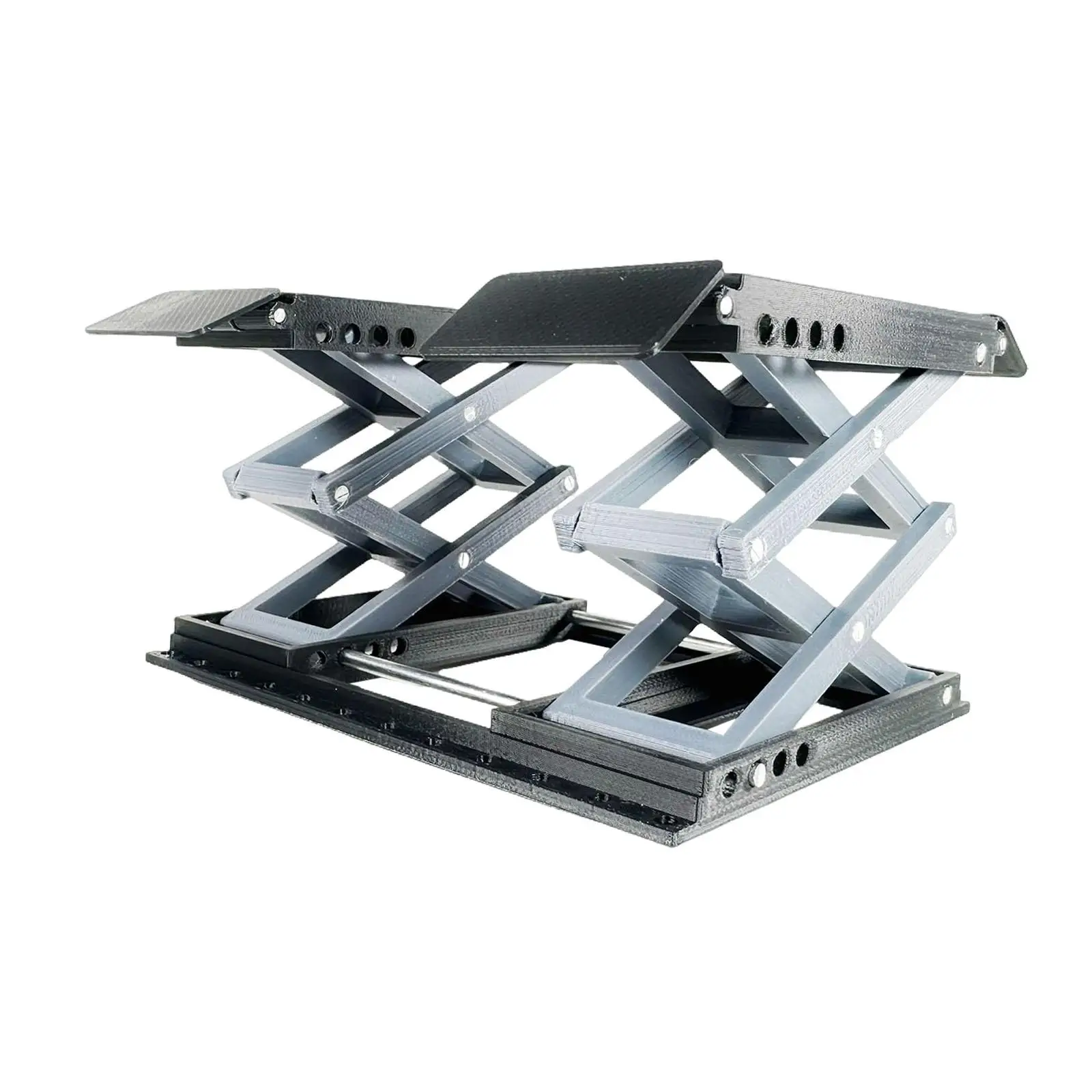 Supporto da lavoro per auto RC Piattaforma di sollevamento in miniatura RC, portatile per accessori robusti per auto cingolate in scala 1/18 regolabili