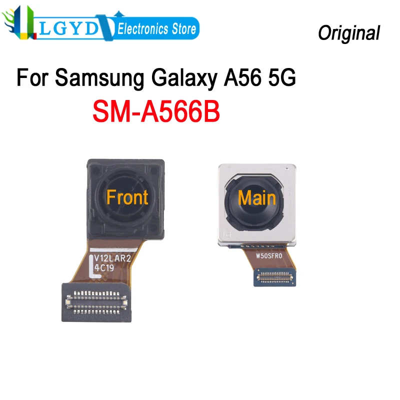 

Оригинальная передняя камера 12MP / задняя основная камера 50MP для Samsung Galaxy A56 5G SM-A566B, запасная часть для ремонта телефона