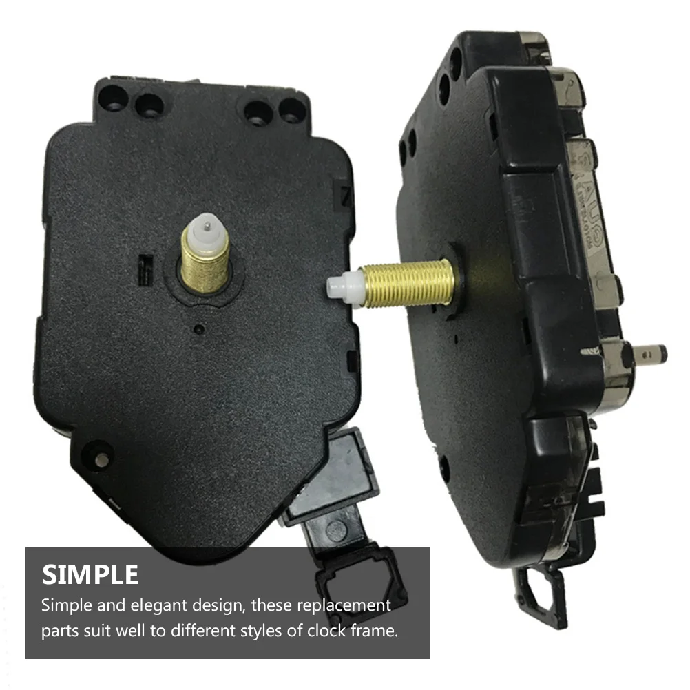 

1 Set Silent Clock Movement Durable Plastic Diy Clock Mechanism Simple Mute Movement Long-Lasting Replacement For Hanging Wall