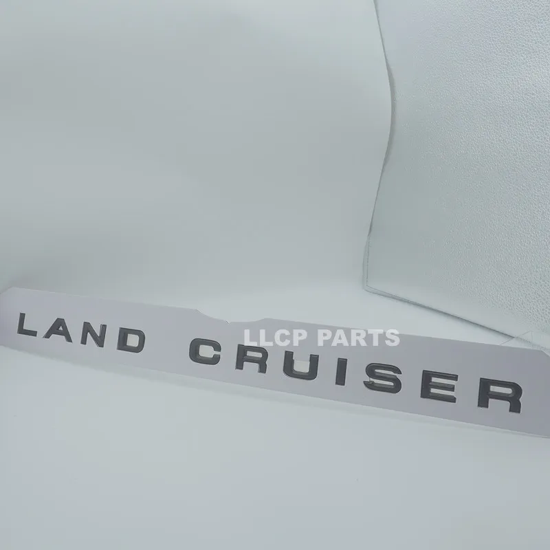 لتويوتا لاند كروزر 300 LC300 VXR GXR 2021-2023 ثلاثية الأبعاد ABS رسالة ملصق الباب الخلفي شارة شعار التعديل الخارجي ملصق #4