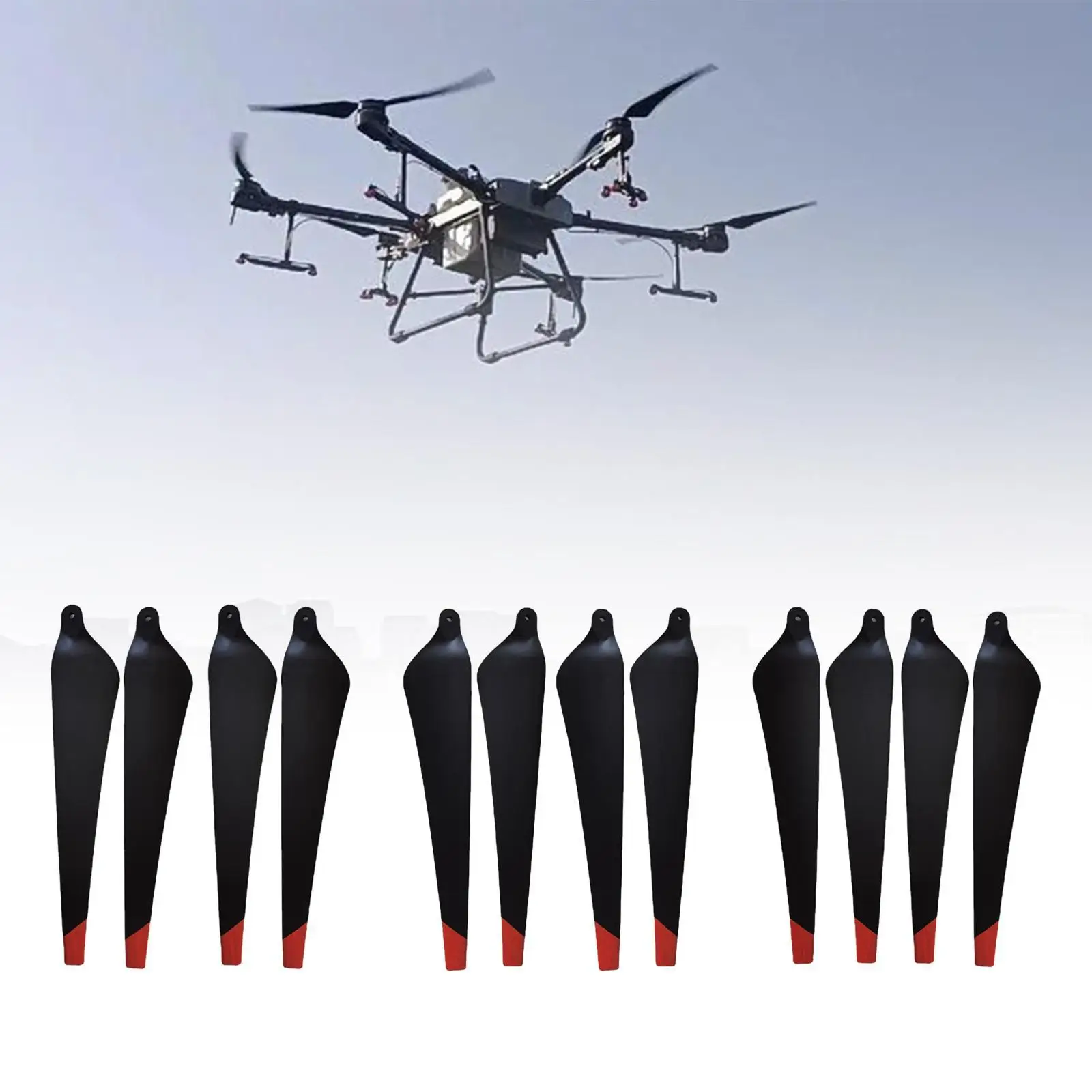 4Pcs Drone Wing Propeller for T30 Direct Replaces Stable High Strength Spare Parts Quick Release Drone Blade DIY Accessories