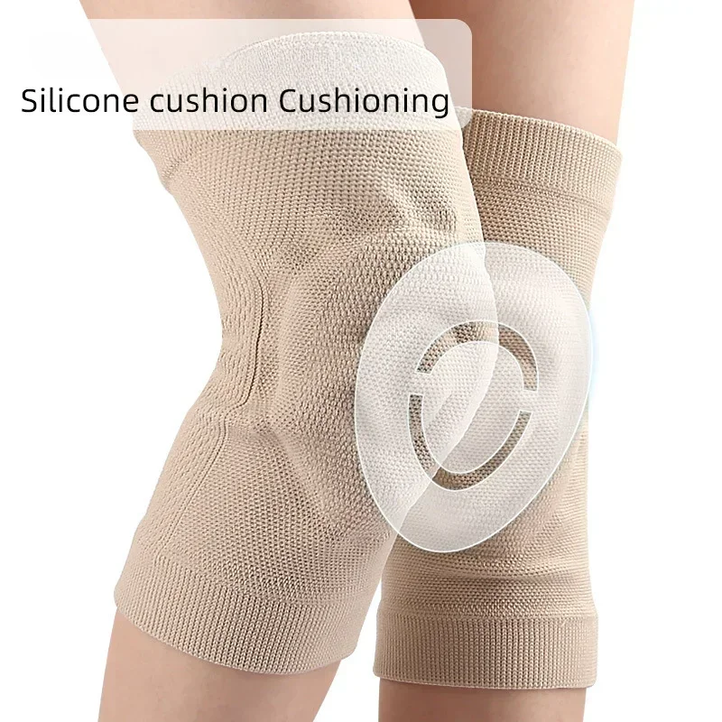 Knitted Nylon Warm Sports Knee Pads for Running Outdoor Mountaineering Fitness Professional Protective Gear Knee Pads