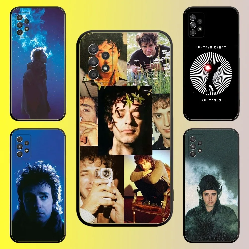 G-Gustavo Cerati Singer Phone Case For Samsung Galaxy A13,A21s,A22,A31,A32,A52,A53,A71,A80,A91 Soft Black Shell