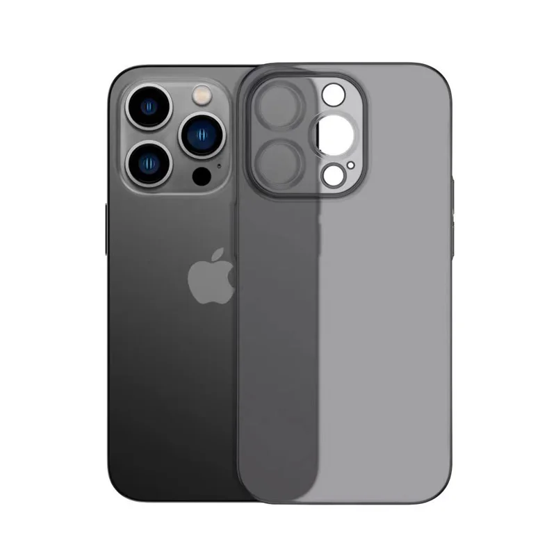 0.3mm Ultra-thin PP Matte Phone Case For iphone 11 12 13 14 15 Pro Max 12 mini 14 Plus Back Cover Cases